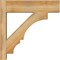 Ekena Millwork Balboa Block Rough Sawn Outlooker, Western Red Cedar, 6"W x 20"D x 20"H OUT06X20X20BOA05RWR - alternate 2